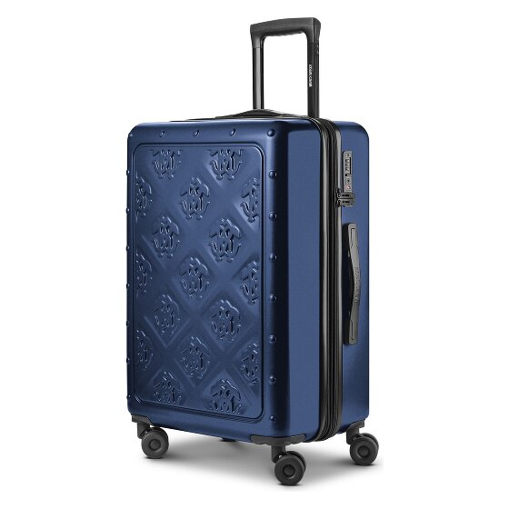 Roberto Cavalli Florence 4 roues Valise cabine 63 cm avec soufflet d'extension