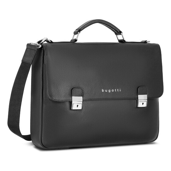 bugatti Valencia Attaché-case Cuir véritable 38 cm Compartiment ordinateur