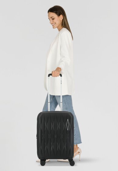 Gabol Infinity 4 roulettes Trolley de cabine 55 cm avec soufflet d'extension