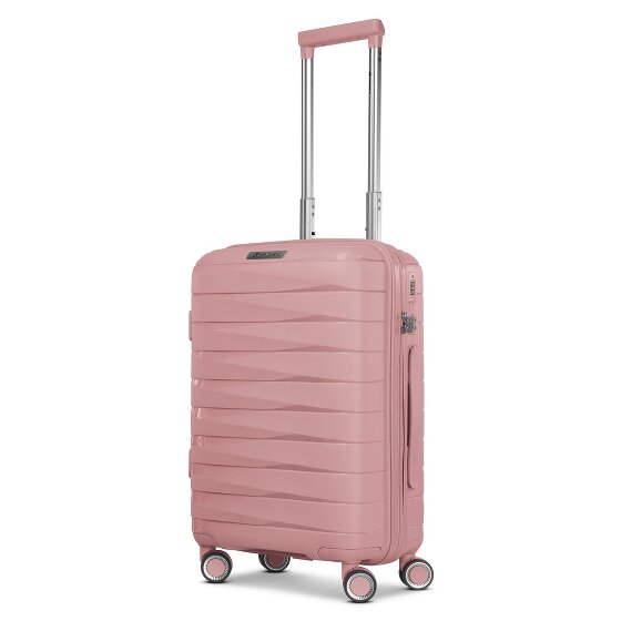 Franky London 4 roulettes Trolley de cabine S 55 cm avec soufflet d'extension