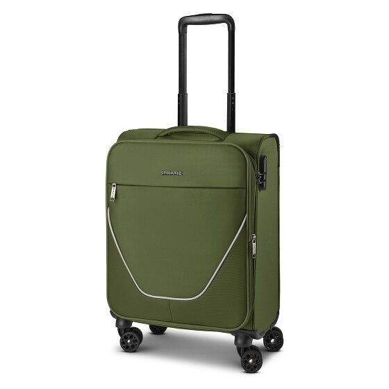 Stratic taska 4 roues Valise cabine S 55 cm avec soufflet d'extension