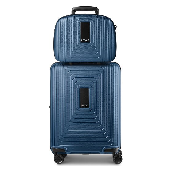 Redolz Essentials 14 Set de valises 2 pcs. trolley cabine avec soufflet extensible & Beautycase