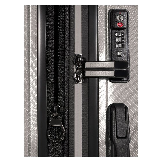 Redolz Essentials 14 Set de valises à 4 roulettes 2 pcs. compartiment pour ordinateur portable avec soufflet d'extension