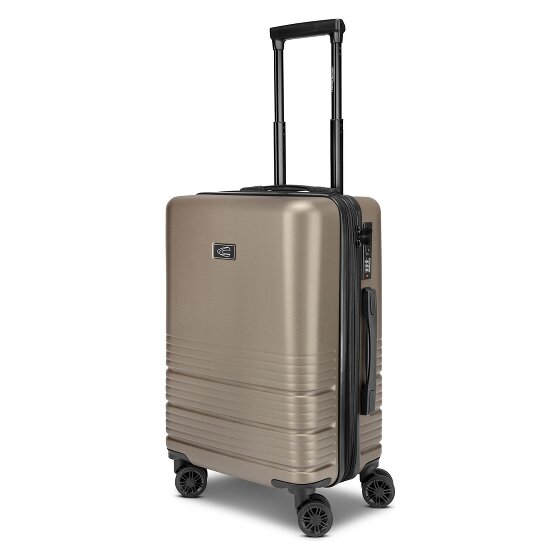 camel active Hanoi 4 roulettes Trolley de cabine S 55 cm avec soufflet d'extension