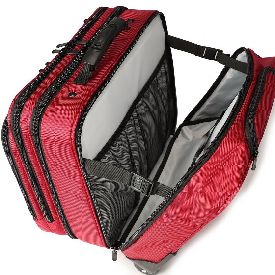 Dermata 2 roues Valise business 38 cm Compartiment ordinateur