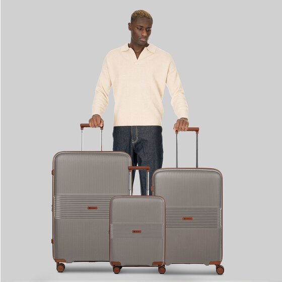 Farmhood Eco Edition 02 4 roulettes Set de valises 3 pièces avec soufflet d'extension