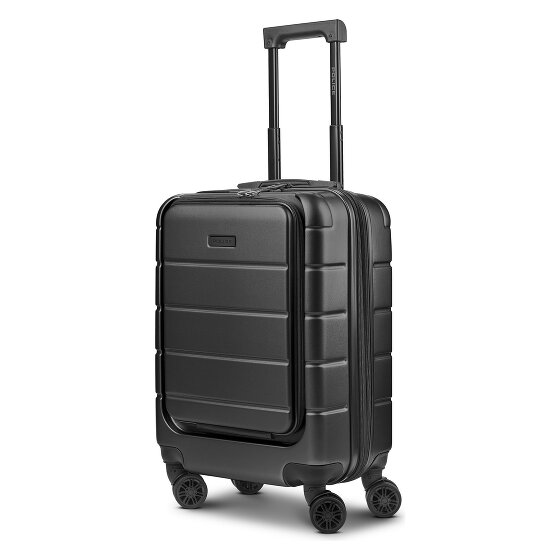 Police Dublin 4 roues Valise cabine S 54 cm Compartiment ordinateur avec soufflet d'extension