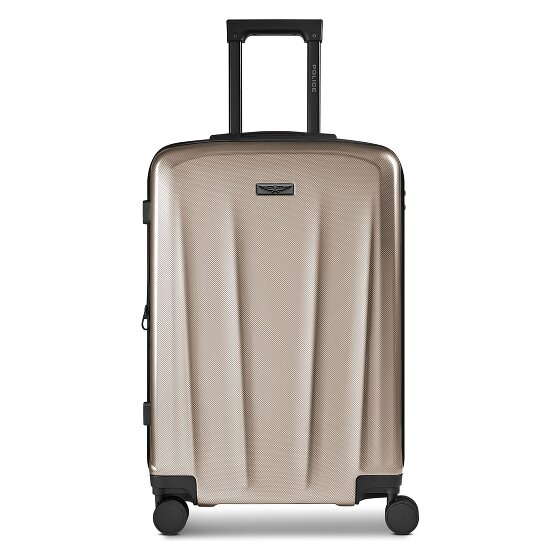 Police New York 4 roues Valise cabine M 62 cm avec soufflet d'extension