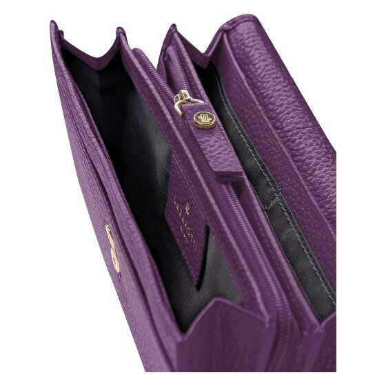 Lazarotti Bologna Leather Porte-monnaie Cuir véritable 19 cm