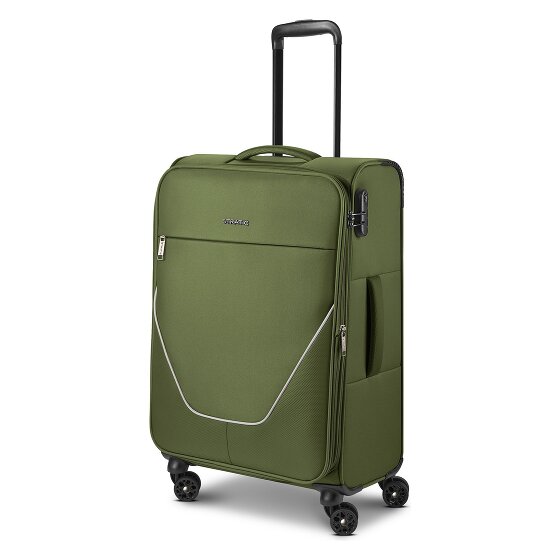 Stratic taska 4 roues Valise cabine M 65 cm avec soufflet d'extension