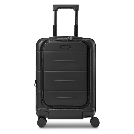 Police London 4 roues Valise cabine 55 cm Compartiment ordinateur avec soufflet d'extension