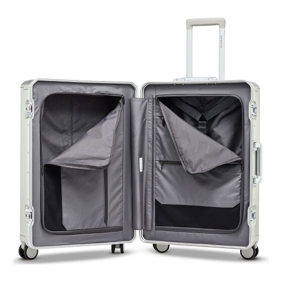 Stratic Valise cabine Phoenix à 4 roues en Aluminium, 68 cm