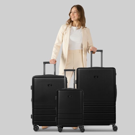 camel active Hanoi 4 roulettes Set de valises 3 pièces avec soufflet d'extension