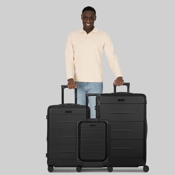 Police London 4 roulettes Set de valises 3 pièces avec soufflet d'extension