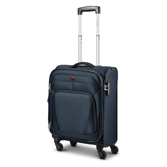 Wenger Beaumont 4 roulettes Trolley de cabine S 54 cm avec soufflet d'extension