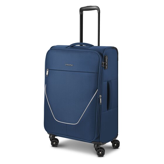 Stratic taska 4 roues Valise cabine M 65 cm avec soufflet d'extension
