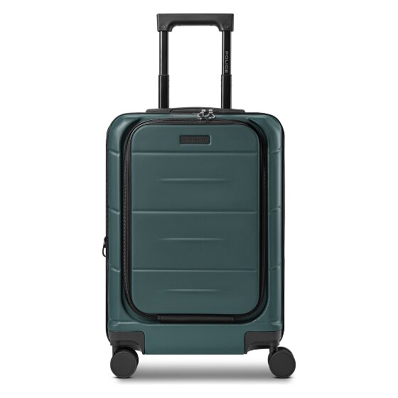 Police London 4 roues Valise cabine 55 cm Compartiment ordinateur avec soufflet d'extension