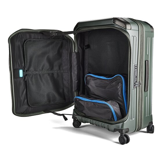 Piquadro PQ-Light 4 roues Valise cabine M 69 cm '"avec soufflet d''extension"'