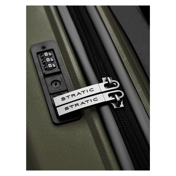 Stratic Shine 4 roues Set de valises 3 pièces avec soufflet d'extension