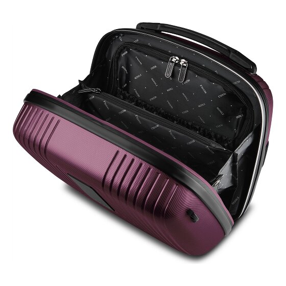 Redolz Essentials 14 Set de valises à 4 roulettes + Beautycase 4 pcs. avec soufflet extensible