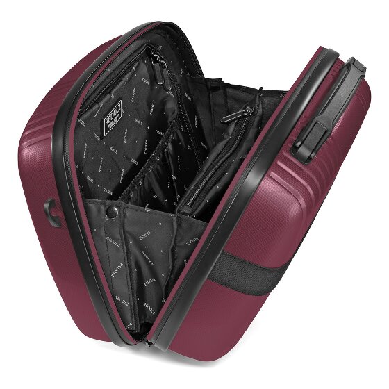 Redolz Essentials 14 Set de valises à 4 roulettes + Beautycase 4 pcs. avec soufflet extensible