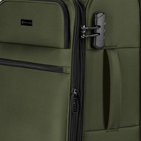 bugatti Valencia Soft 4 roulettes Trolley M 65 cm avec soufflet d'extension