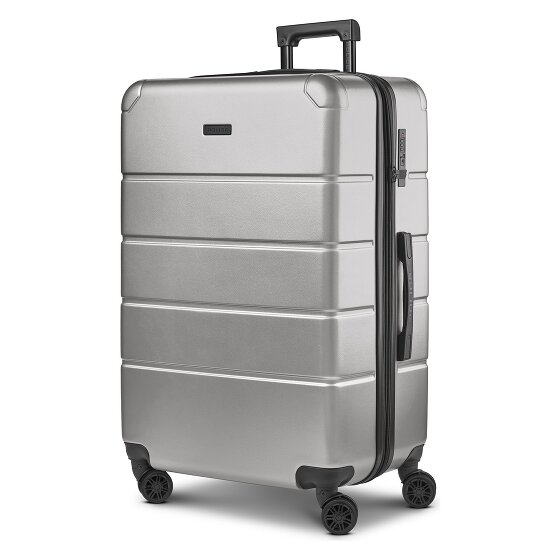 Police Dublin 4 roues Valise cabine L 75 cm avec soufflet d'extension