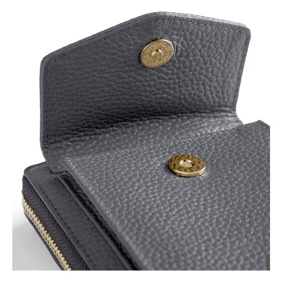 Lazarotti Bologna Leather Zip-Around Porte-monnaie Porte-téléphone en cuir 19 cm