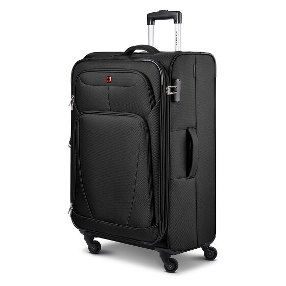 Wenger Beaumont 4 roues Valise cabine L 78 cm avec soufflet d'extension