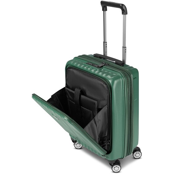 Bric's Cervia 2.0 4 roulettes Trolley de cabine S 55 cm Compartiment pour ordinateur portable avec soufflet d'extension