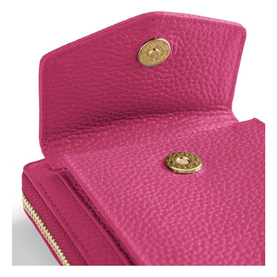 Lazarotti Bologna Leather Zip-Around Porte-monnaie Porte-téléphone en cuir 19 cm