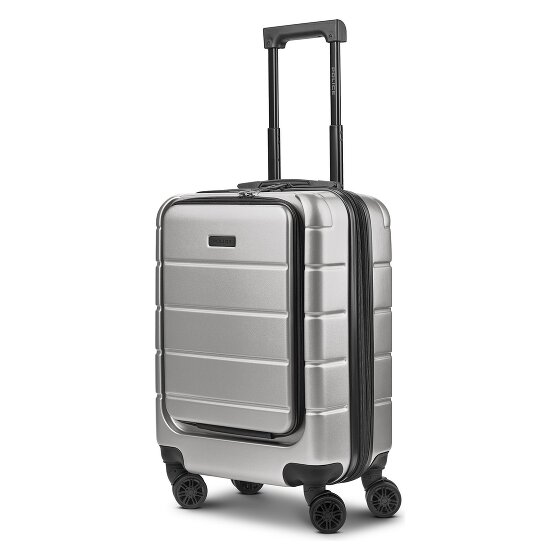 Police Dublin 4 roues Valise cabine S 54 cm Compartiment ordinateur avec soufflet d'extension