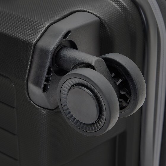 Pactastic Collection 01 Set de valises à 4 roulettes 3pcs avec soufflet extensible