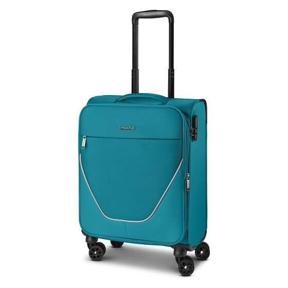 Stratic taska 4 roues Valise cabine S 55 cm avec soufflet d'extension