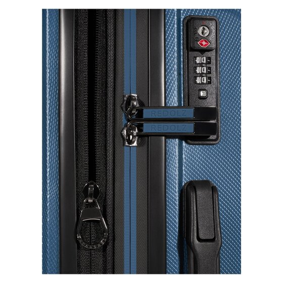 Redolz Essentials 14 Set de valises à 4 roulettes 2 pcs. compartiment pour ordinateur portable avec soufflet d'extension