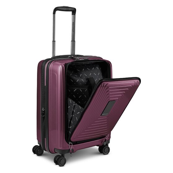 Redolz Essentials14 Set de valises à 4 roulettes Beautycase 4pcs avec soufflet extensible Laptopfach