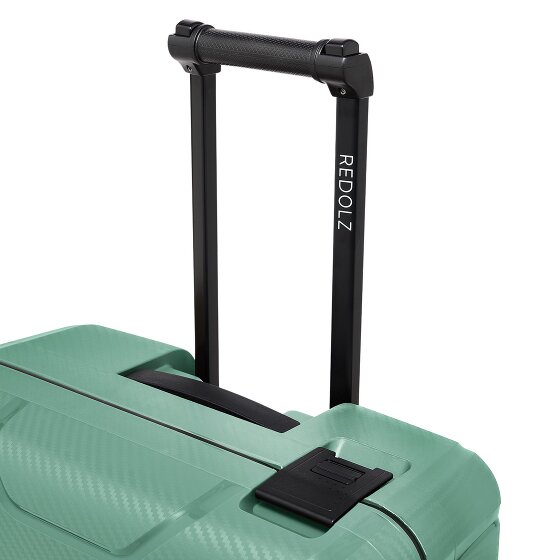 Redolz Essentials 15 : valise cabine à 4 roues de 55 cm avec fermeture à trois points