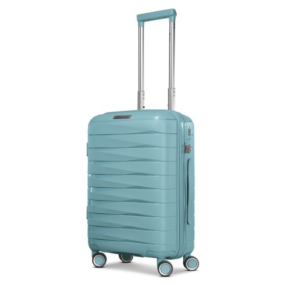 Franky London 4 roulettes Trolley de cabine S 55 cm avec soufflet d'extension