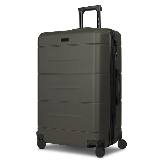 Police London 4 roues Valise cabine 74 cm avec soufflet d'extension