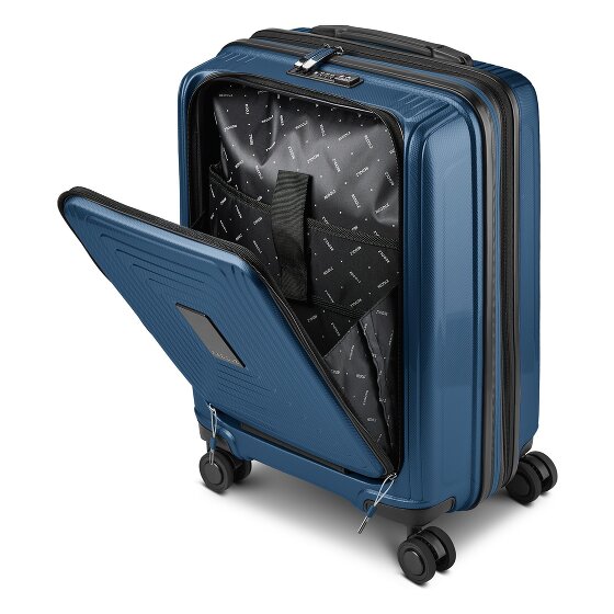 Redolz Essentials14 Set de valises à 4 roulettes Beautycase 4pcs avec soufflet extensible Laptopfach