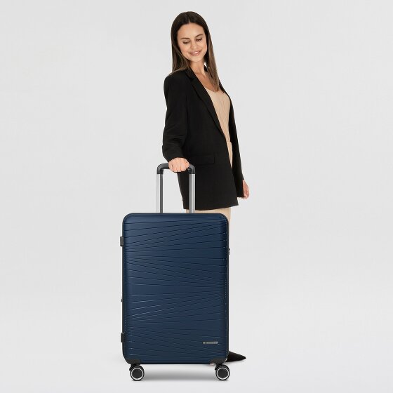 Franky Dallas 3.0 4 roues trolley M 65 cm avec soufflet d'extension