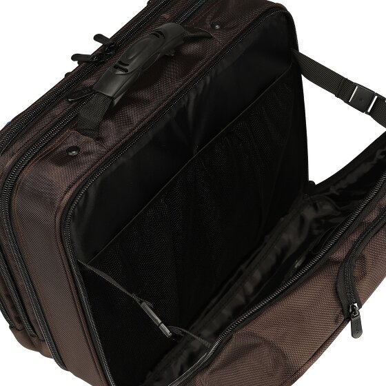 Dermata 2 roues Valise business 38 cm Compartiment ordinateur