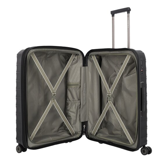 Travelite Mooby 4 roulettes Set de valises 3 pièces avec soufflet d'extension