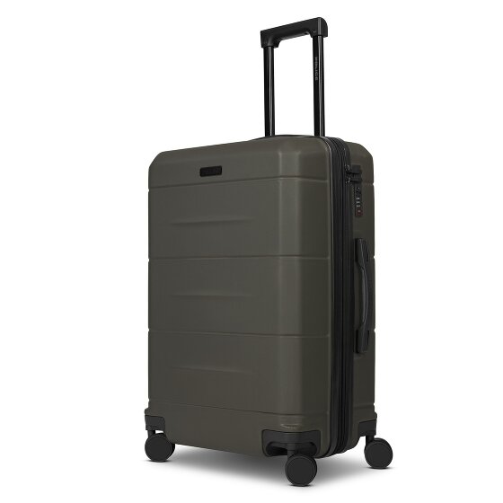 Police London 4 roues Valise cabine 64 cm avec soufflet d'extension