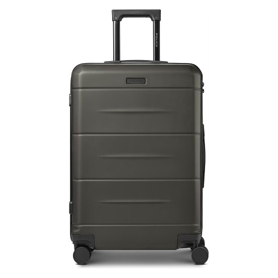 Police London 4 roues Valise cabine 64 cm avec soufflet d'extension