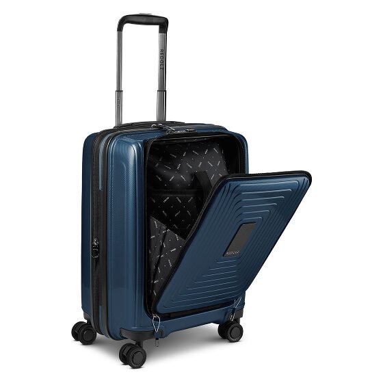 Redolz Essentials 14 4 roues Valise cabine S 55 cm Compartiment ordinateur avec soufflet d'extension