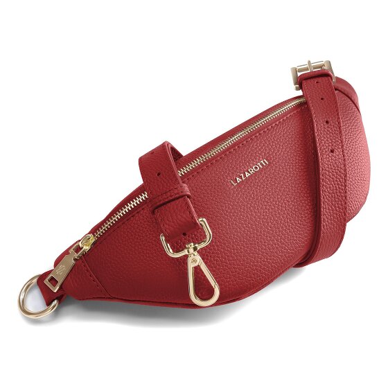 Lazarotti Bologna Leather Sac banane Cuir véritable 31 cm