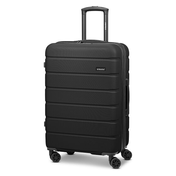 Saxoline Miami 4 roues Valise cabine M 65 cm avec soufflet d'extension