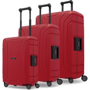 Redolz Essentials 15 Set de valises à 4 roulettes 3 pièces avec fermeture à trois points Foto du produit