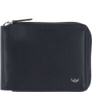 Golden Head Polo Porte-monnaie Protection RFID Cuir véritable 12.5 cm Foto du produit